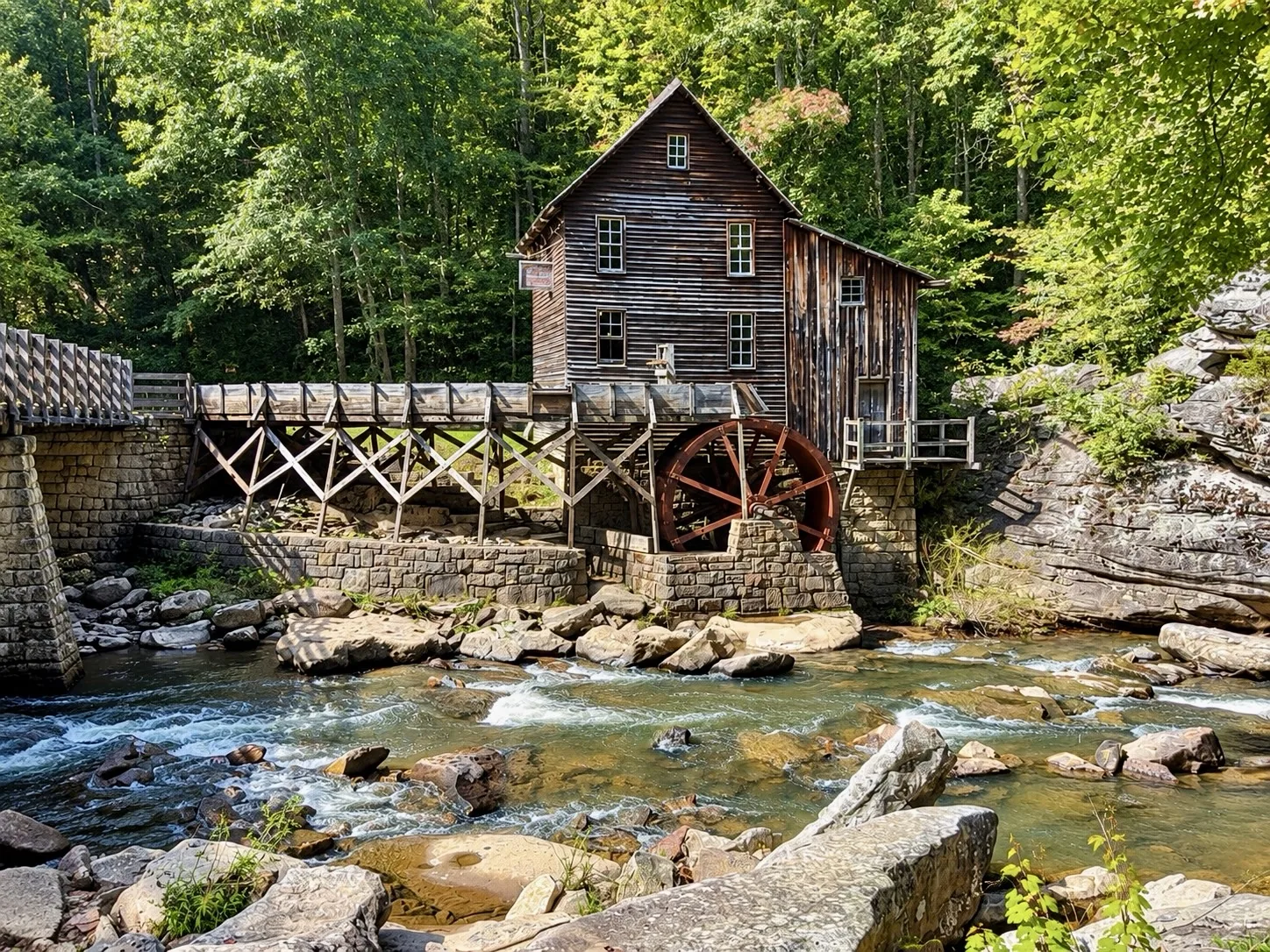 Gristmill and stream