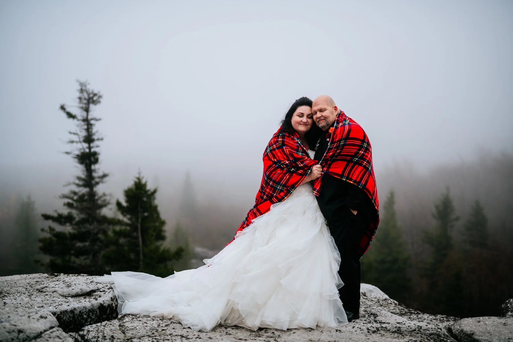 Ed and Crystal together in the mountains